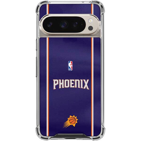 NBA Phoenix Suns Jersey Google Pixel 9/9 Pro Clear Case